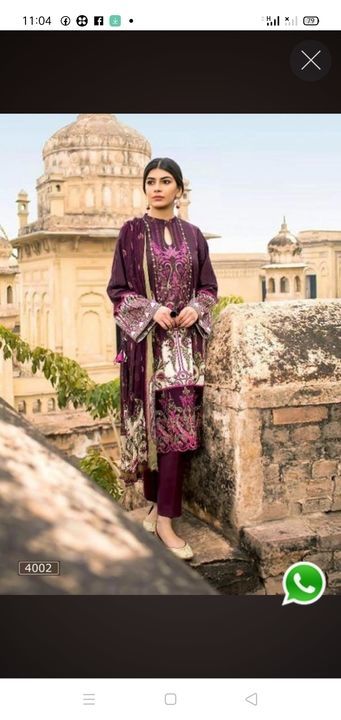 Pakistani suit uploaded by Aleena fashion house on 5/31/2021