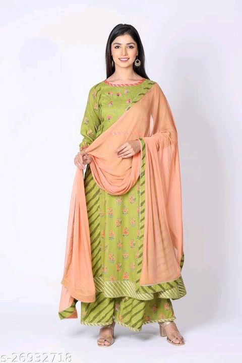 Post image Banita Petite Women Kurta Sets
Kurta Fabric: Rayon
Bottomwear Fabric: Rayon
Fabric: Rayon
Set Type: Kurta With Dupatta And Bottomwear
Bottom Type: Palazzos
Pattern: Printed
Sizes:
XL (Bust Size: 42 in) 
L (Bust Size: 40 in) 
XXL (Bust Size: 44 in) 
M (Bust Size: 38 in) 

Country of Origin: India
Price:-1035+free shipping
Cash on delivery available