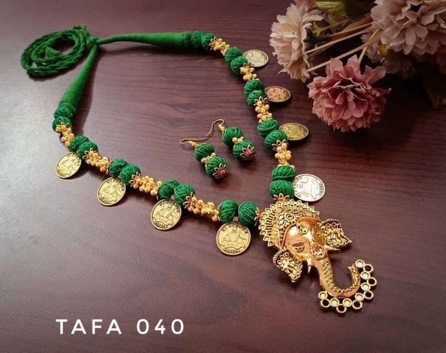 Ganesha necklace set uploaded by business on 5/31/2021