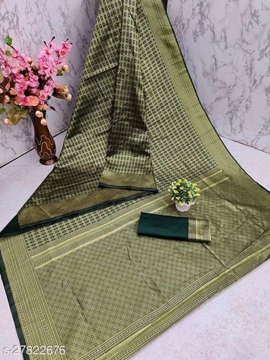 Abhisarika Attractive Sarees

Saree Fabric: Jacquard
Blouse: Running Blouse
Blouse Fabric: Jacquard
 uploaded by business on 5/31/2021