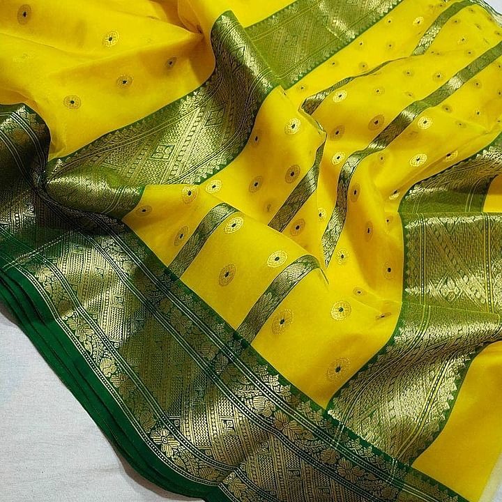 Chanderi handle saree uploaded by Ms_handloom_chanderi_saree on 8/8/2020