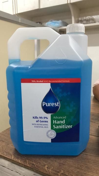Purest 5 ltr sanitizer uploaded by business on 5/31/2021