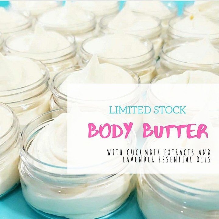 Body butter with cucumber and lavender essential oils  uploaded by The Teejay Studios on 5/24/2020