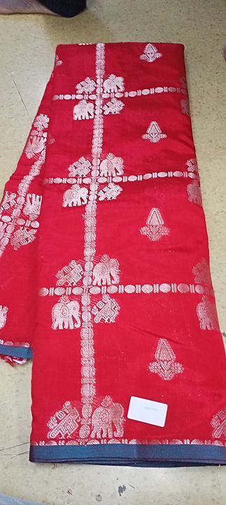 Post image Dola silk saree .if u wear this saree then u feel just like a cotton