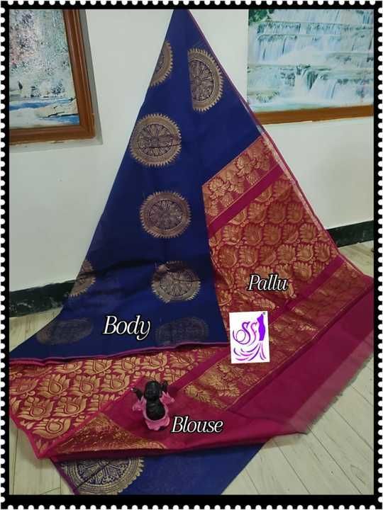 Semi kuppadam silk saree uploaded by K.C.M collections on 6/1/2021