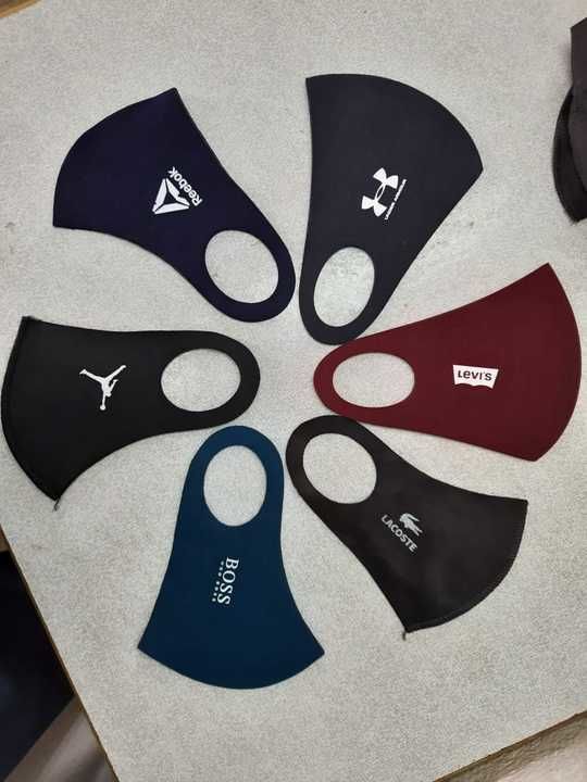 Thick lycra stretch mask uploaded by business on 6/1/2021