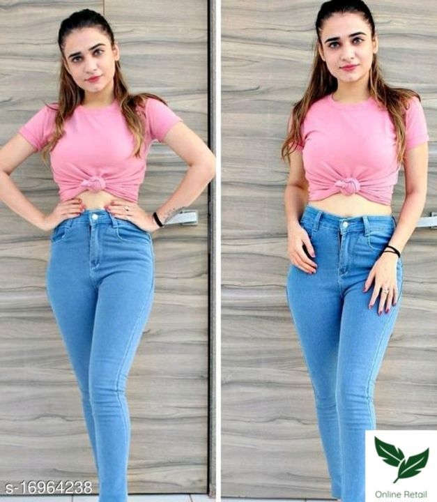Woman denim jeans uploaded by Fashion stylish  on 6/1/2021