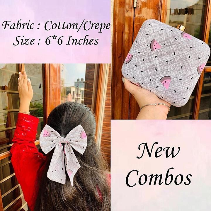 Hair clip+clutch combo 😍
800+$ uploaded by You name it, we have it on 8/8/2020