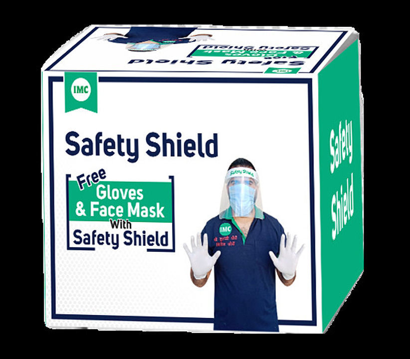 Safety Shield with Free Gloves & Face Mask (1+1+1=3 Items) uploaded by business on 8/8/2020