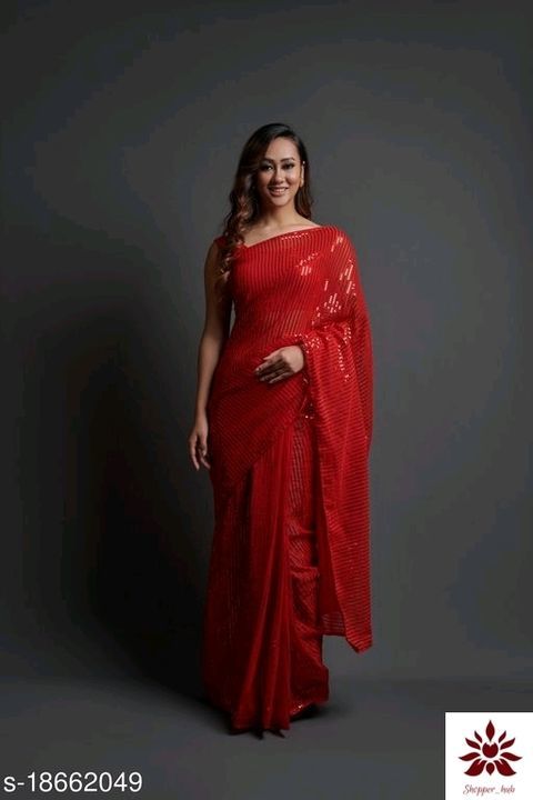 Bollywood saree uploaded by Shopper_hub24 on 6/1/2021
