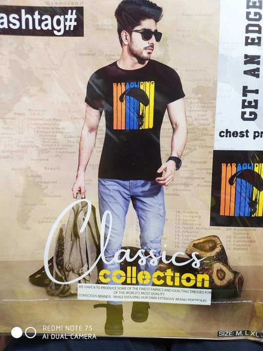 Men round neck t shirt uploaded by Jayshree Distributor on 6/1/2021