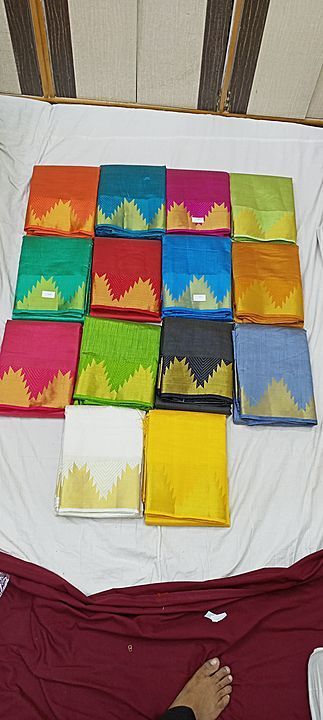 Tulsi tusser silk rich pallu uploaded by business on 8/9/2020