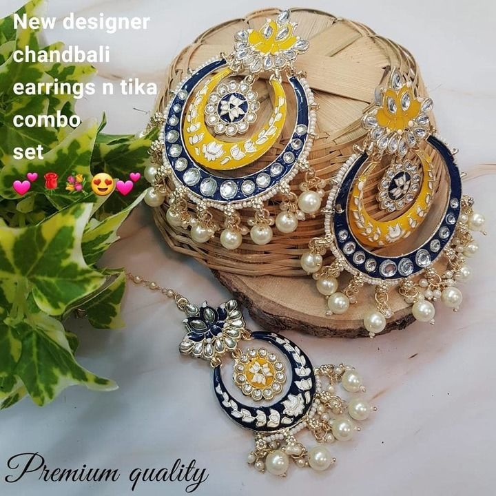PREMIUM QUALITY MEENAKARI EARRINGS  uploaded by Nagar art jewelry  on 6/2/2021