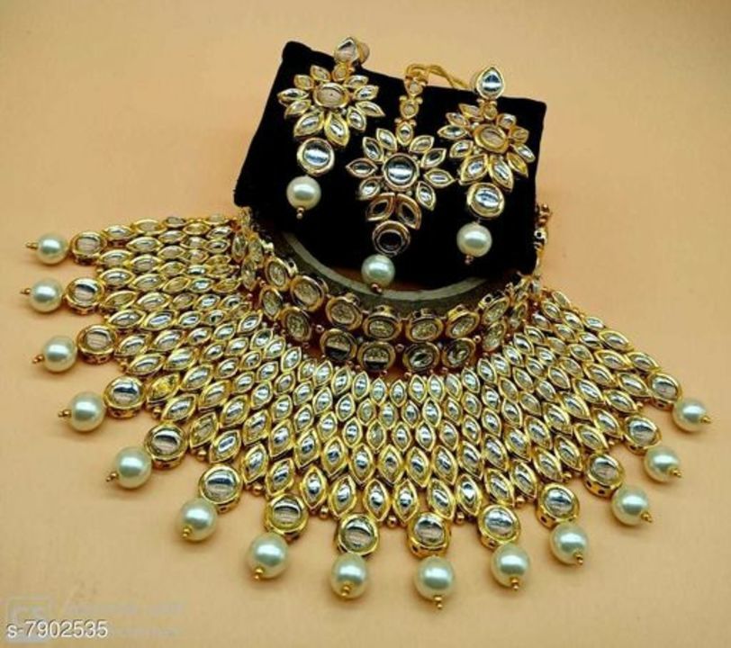 Bridal kundan jewellery set uploaded by business on 6/2/2021
