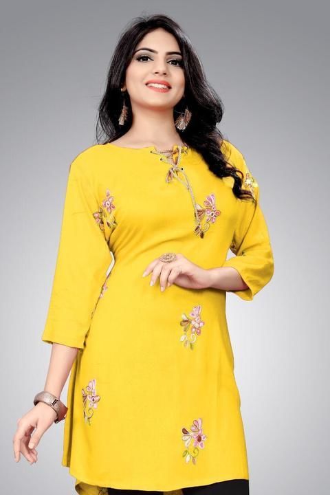 Western top yellow  uploaded by Amv Fashionstar on 6/2/2021