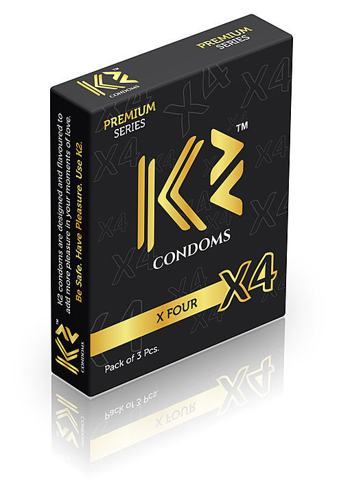 K2 X4 Pack of 3 (Pleasure of 4 in one) uploaded by K2 Condoms  on 8/9/2020