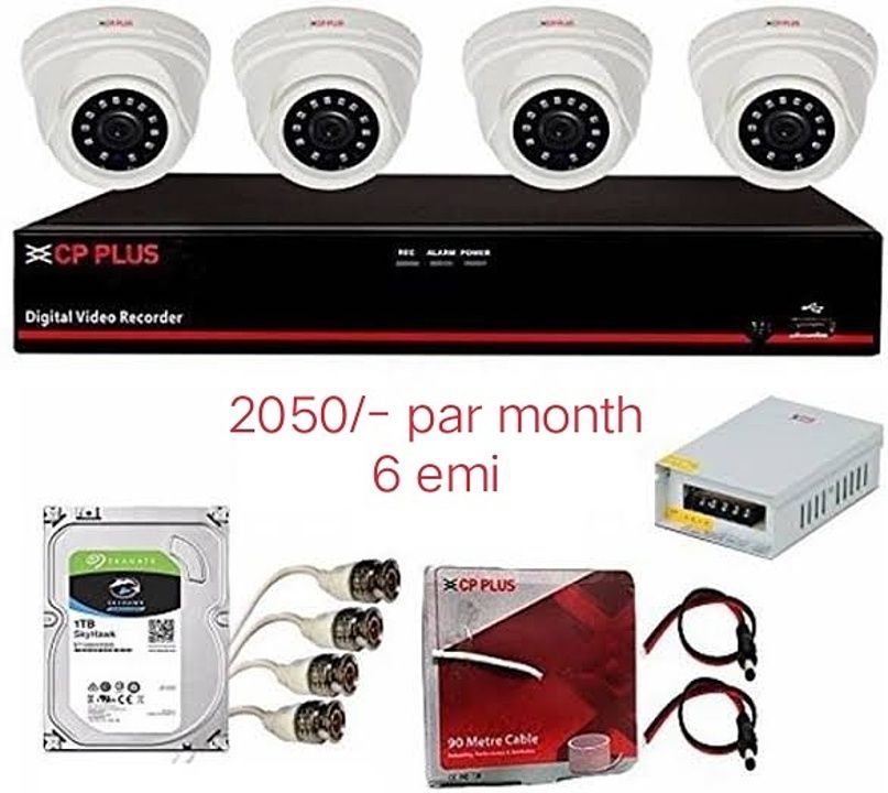 Cp Plus camera set uploaded by business on 5/25/2020