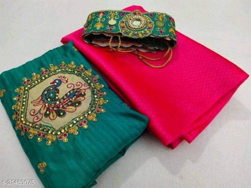 Aagyeyi Attractive Sarees

Saree Fabric: Chiffon
Blouse: Separate Blouse Piece
Blouse Fabric: Banara uploaded by Yashu on 6/2/2021