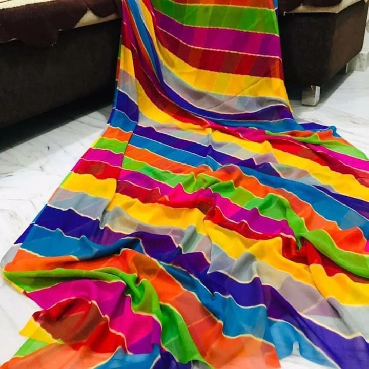Lehariya designing saree  uploaded by business on 6/2/2021