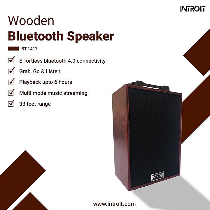 Wooden Bluetooth speaker BT - 1417 
(MADE IN INDIA) uploaded by Anand Aurals on 8/9/2020