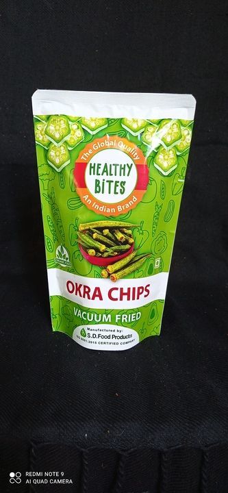 Vacuum Fried Okra Chips uploaded by Healthy Bites on 6/2/2021