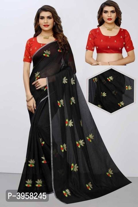 Chanderi cotten saree uploaded by business on 6/2/2021