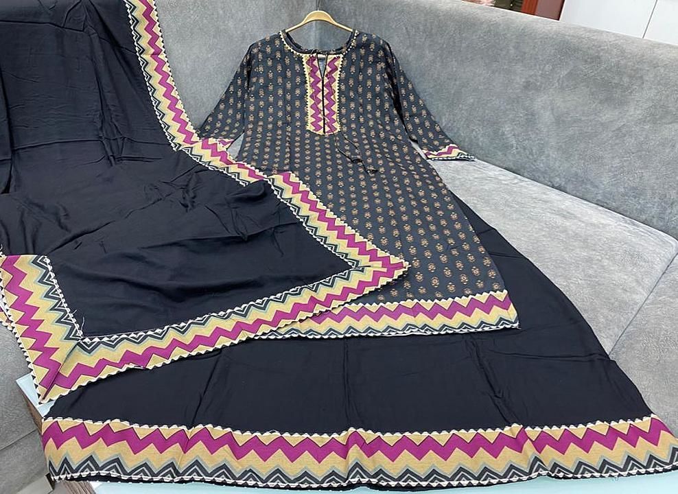 3 pieces kurthi uploaded by business on 8/9/2020