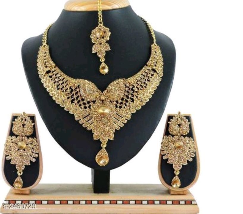 Post image Hey! Checkout my new collection called Women gold plated jewellery set necklace set.