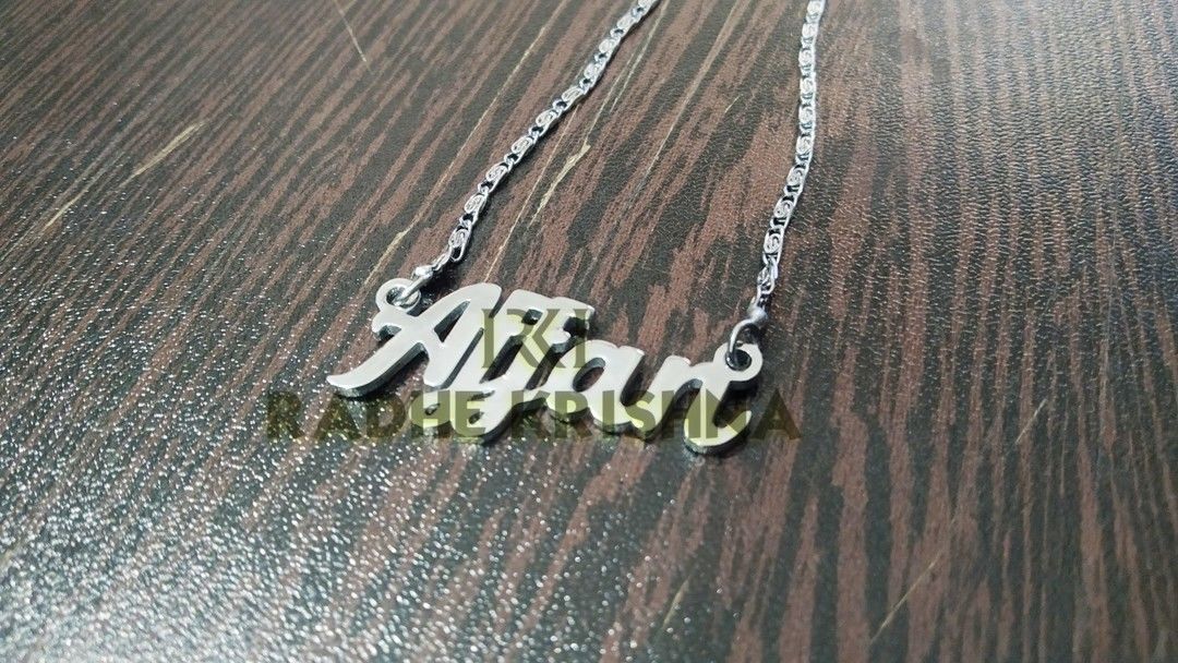 Silver Name Pendal uploaded by Radhe Krishna Collection on 6/3/2021