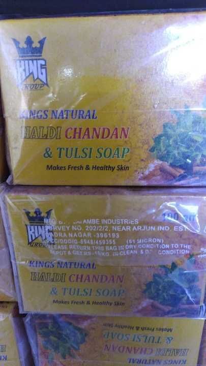 Kings naturals haldi Chandan tulsi soap uploaded by Successcare naturals India Pvt ltd on 6/3/2021
