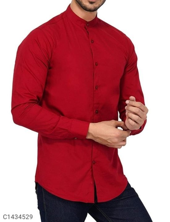 Cotton solid slim fit full sleeve Casual shirts uploaded by business on 6/3/2021