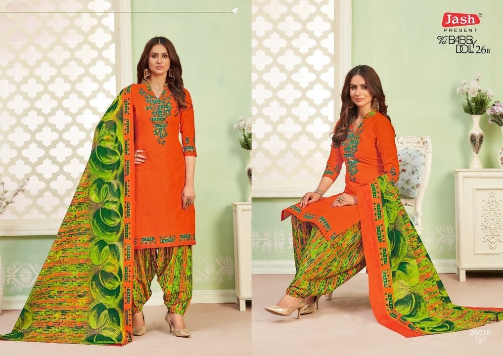 Cotton salwar suit uploaded by business on 6/3/2021