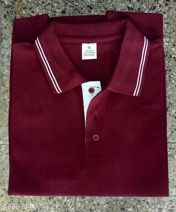 250 GSM - Men's Tipped Collar Polo T-shirt  Tshirt The for Promotion Events,  Office,  Print,  Logo uploaded by Yogesh enterprises on 5/25/2020