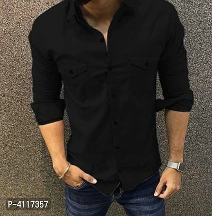 Men's Regular Fit Cotton Solid Casual Shirts
 uploaded by My Shop Prime on 8/9/2020