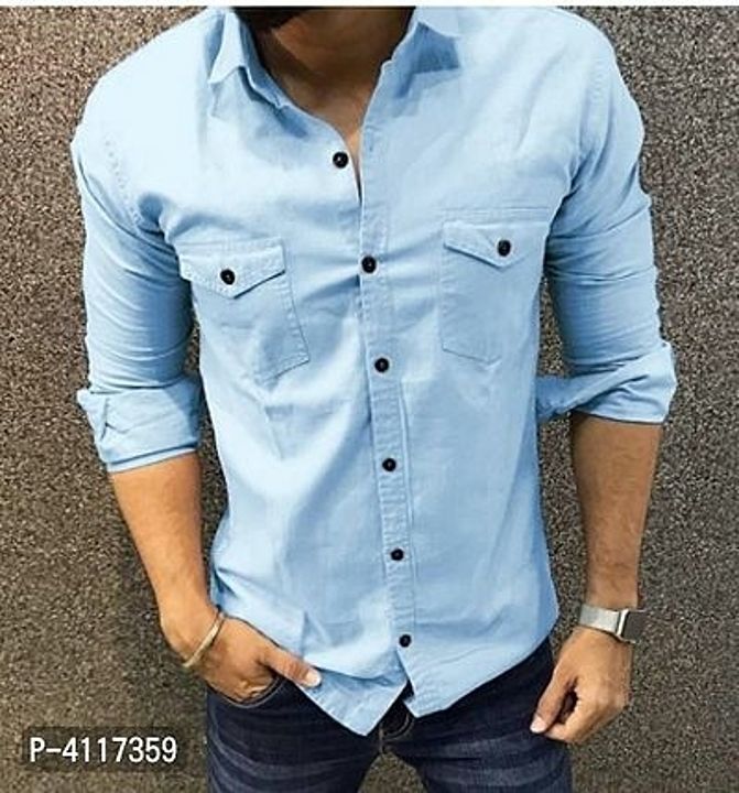 Men's Regular Fit Cotton Solid Casual Shirts
 uploaded by My Shop Prime on 8/9/2020