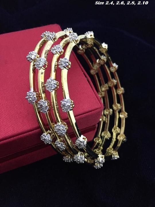 CZ Bangles uploaded by business on 6/3/2021