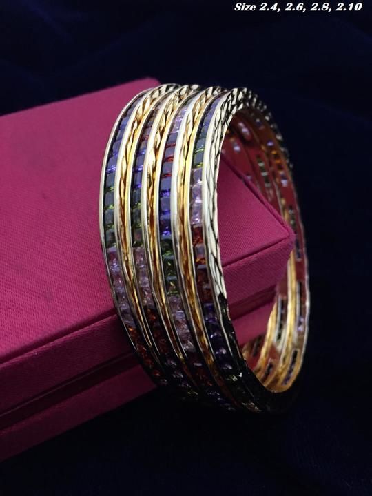 CZ Bangles uploaded by business on 6/3/2021