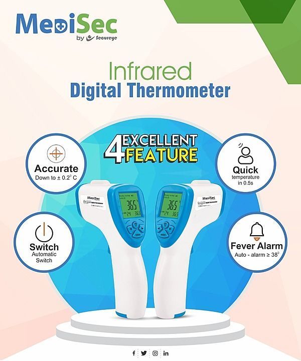 High quality thermometer with one year warranty. uploaded by business on 5/25/2020