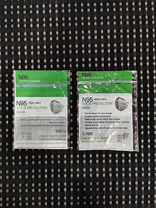 N95 mask without filter with Nose wire uploaded by Believe india on 8/9/2020