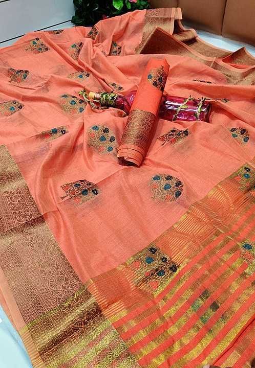 Post image *CODE:- BRIDAL*

💐Launching a Super Demanding Pure banarasi Aura cotton silk Saree Collection...

👇DETAILS 👇

✅FABRIC : Pure banarasi Aura cotton silk  💐Gold zari work 
 
✅WORK : Banarasi Weaving 

✅SAREE CUT :  6.30MTR

✅BLOUSE : Silk 0.80 C.M


👍BEST QUALITY PRODUCT

😍GET THIS AMAZING SAREE AND MAKE YOUR WARDROBE MORE BEAUTIFUL 😍

👘Don't be late.....
BOOK YOUR ORDER NOW...🧶