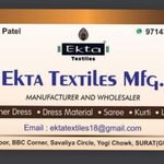 Business logo of Ekta Textiles®