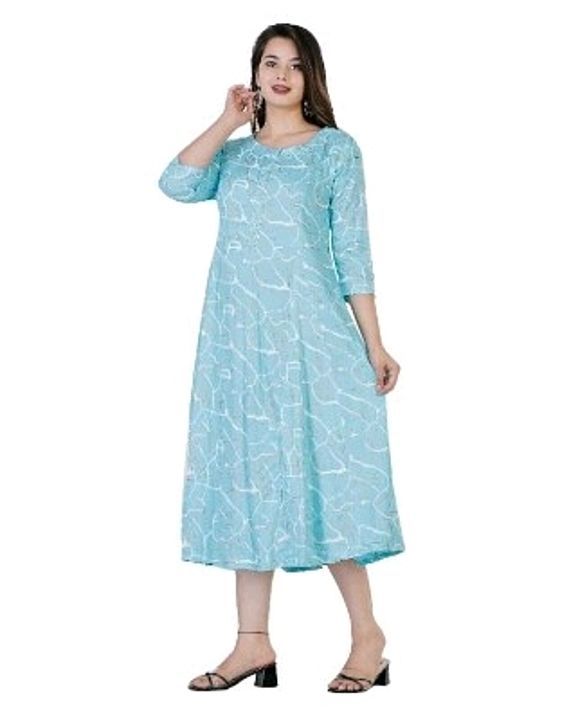 Jaipuri collection A line kurti uploaded by Jaipuri collection on 8/9/2020