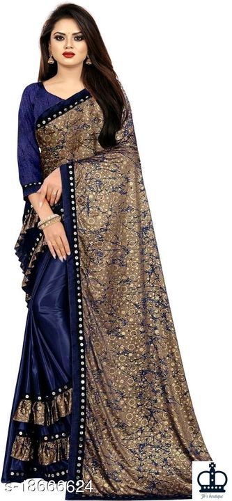 Party wear sarees uploaded by business on 6/3/2021