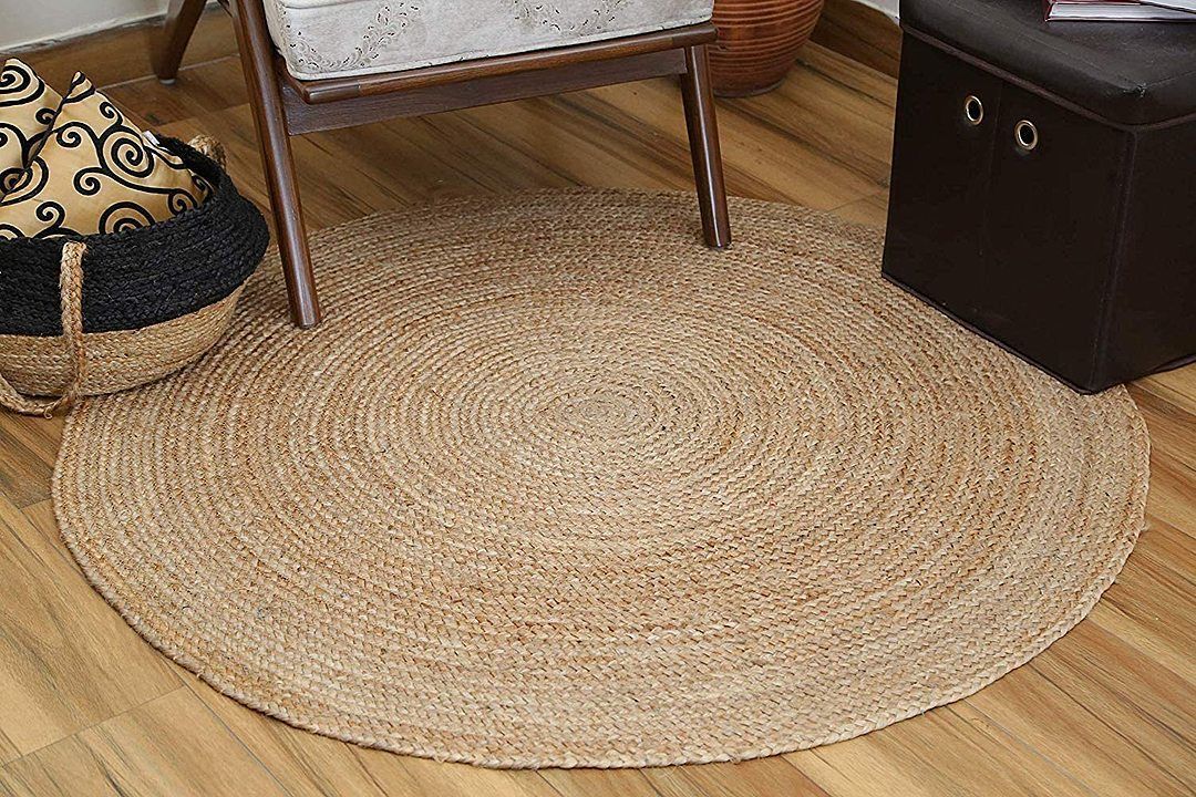 Jute Round Rug 90cm uploaded by PAL DECOR CREATION on 8/9/2020