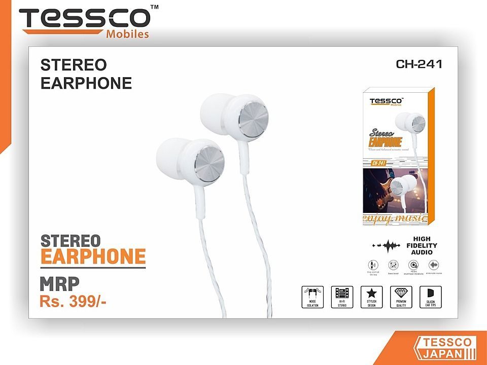 Tessco Japan CH241 Stereo Earphone uploaded by MM Enterprise on 8/9/2020