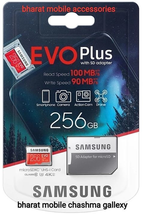Samsung evo plus sd card uploaded by Bharat mobile chashma gallexy shop on 6/3/2021