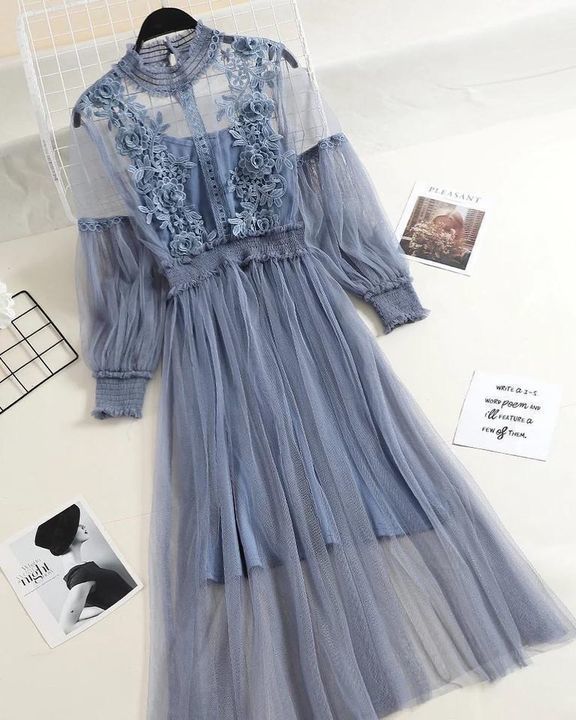 Western Net Dress uploaded by fashionista._21 on 6/3/2021