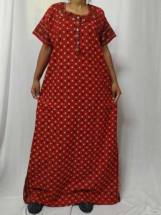 Cotton printed gown..summer collection uploaded by business on 5/25/2020