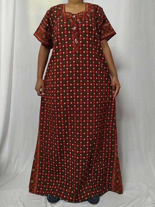 
Cottton printed gown....summer collection uploaded by SOUQ AL ARAB on 5/25/2020