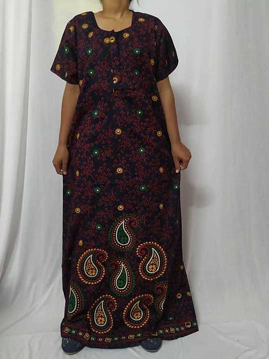 Votton printed gown...summer collection uploaded by business on 5/25/2020